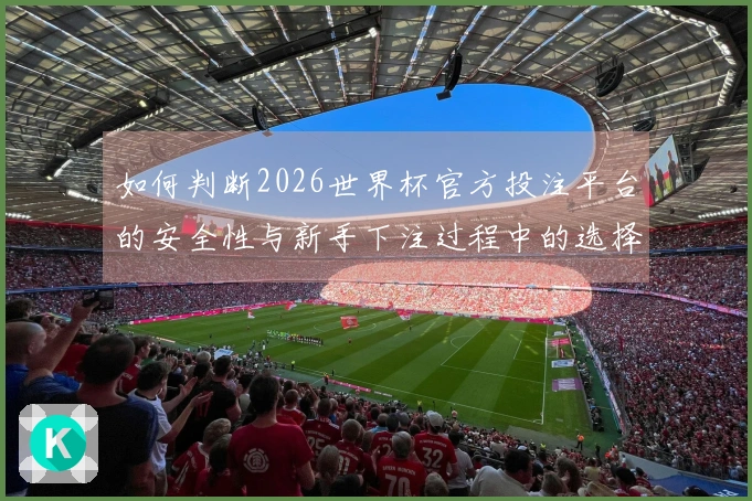 如何判断2026世界杯官方投注平台的安全性与新手下注过程中的选择要点