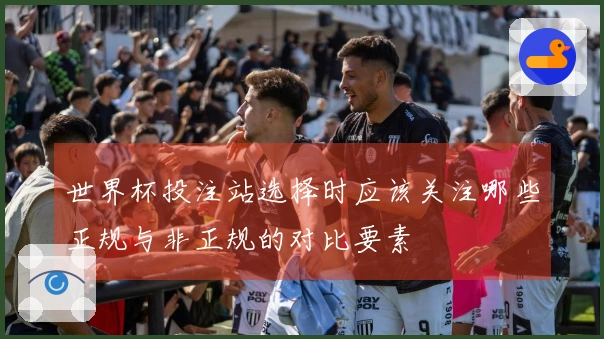 世界杯投注站选择时应该关注哪些正规与非正规的对比要素